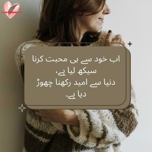 Self Love Shayari In Urdu