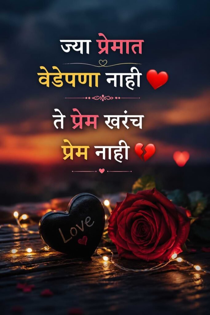 marathi love status