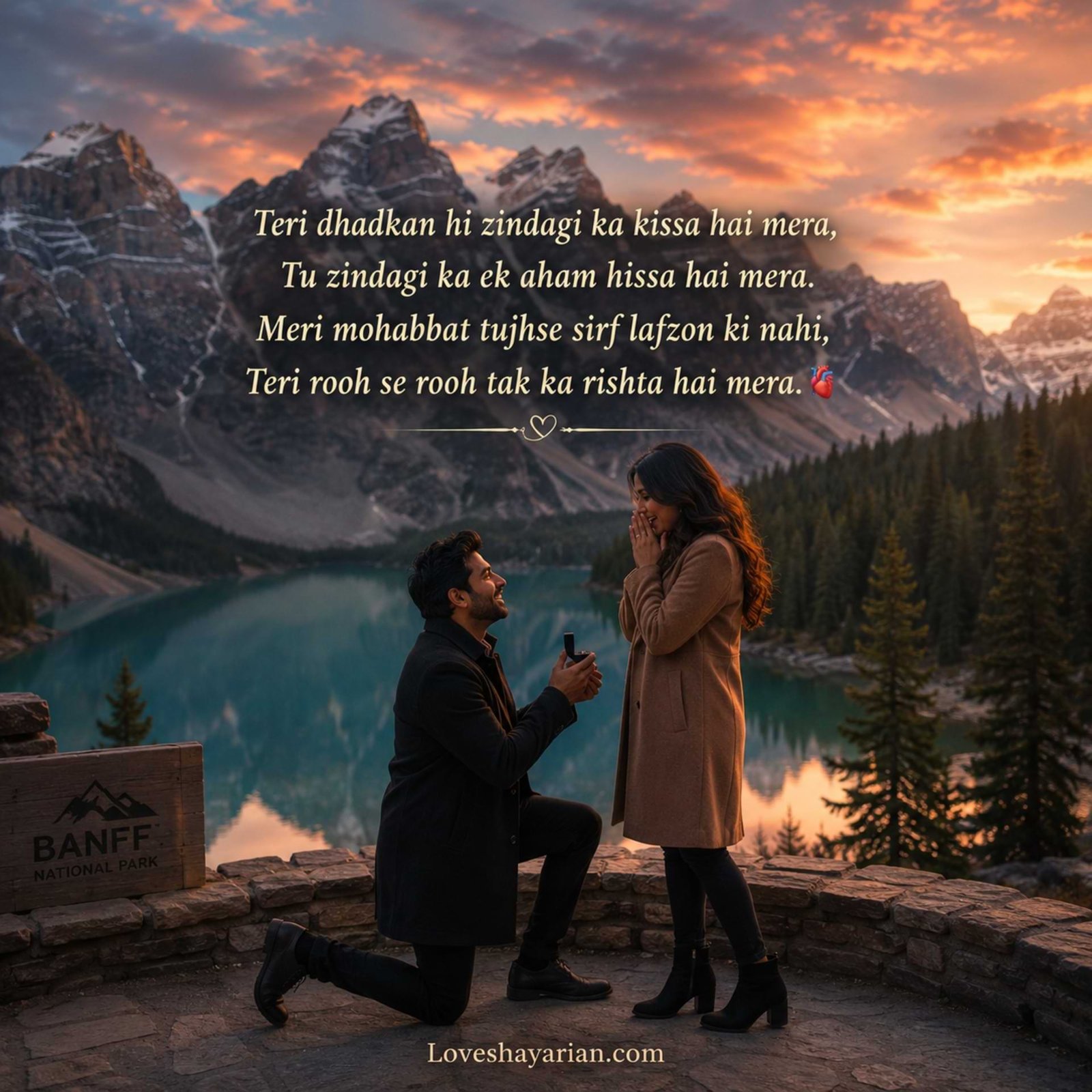 Heart Touching Love Shayari in English text image