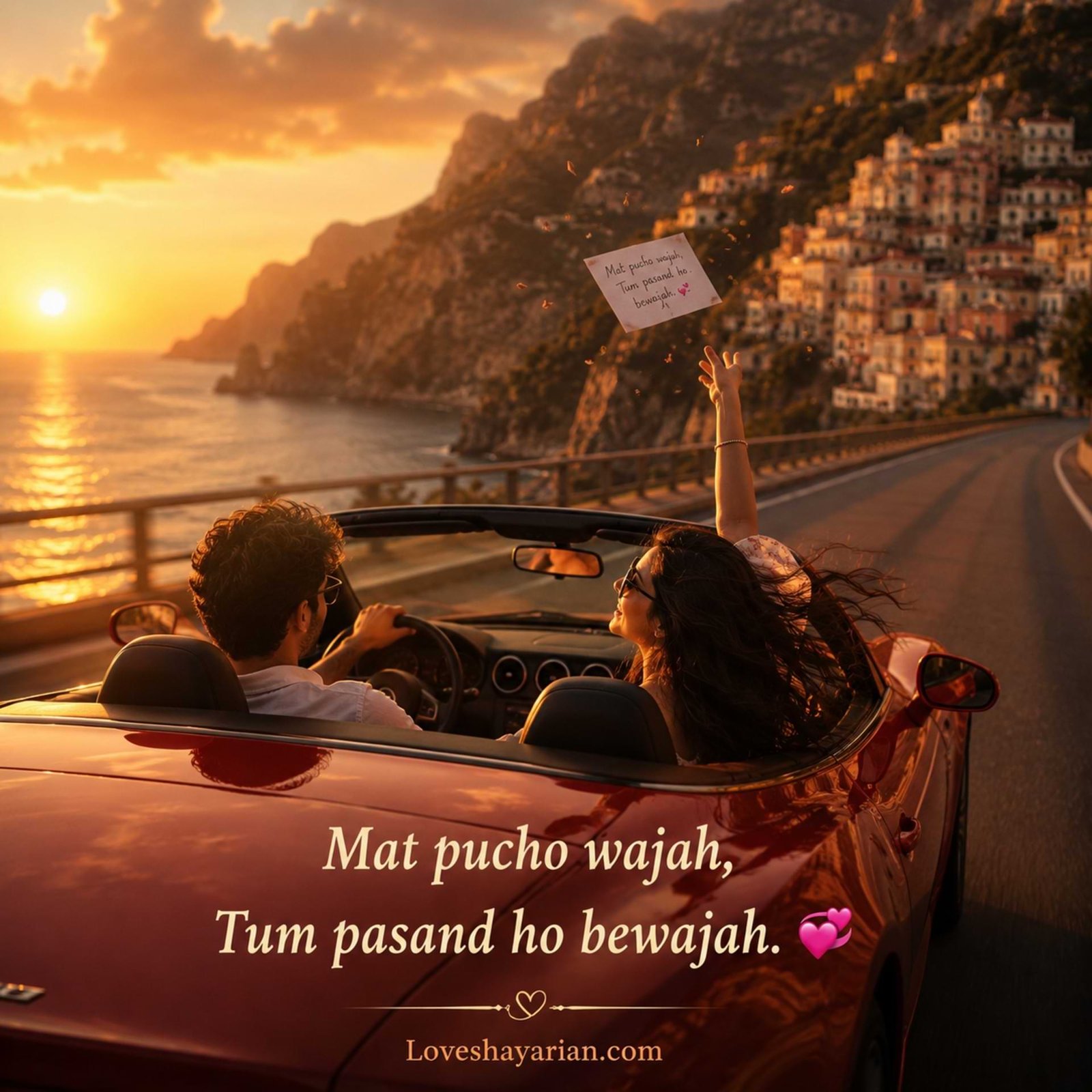 Short Love Shayari in English text image